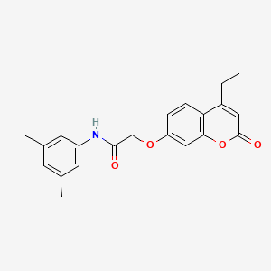 N-(3,5-dimethylphenyl)-2-[(4-ethyl-2-oxo-2H-chromen-7-yl)oxy]acetamide