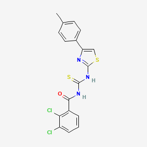 2,3-dichloro-N-({[4-(4-methylphenyl)-1,3-thiazol-2-yl]amino}carbonothioyl)benzamide