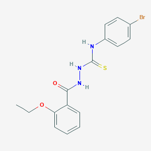 N-(4-bromophenyl)-2-(2-ethoxybenzoyl)hydrazinecarbothioamide