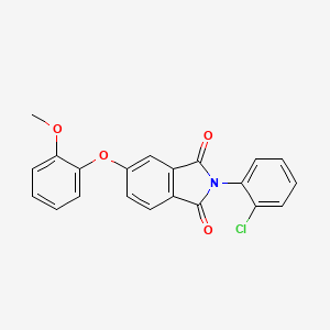 2-(2-chlorophenyl)-5-(2-methoxyphenoxy)-1H-isoindole-1,3(2H)-dione