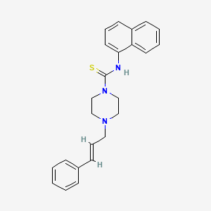 N-1-naphthyl-4-(3-phenyl-2-propen-1-yl)-1-piperazinecarbothioamide