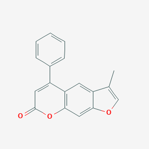 molecular formula C18H12O3 B362394 3-methyl-5-phenyl-7H-furo[3,2-g]chromen-7-one CAS No. 195138-10-4