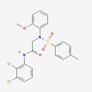 N~1~-(2,3-dichlorophenyl)-N~2~-(2-methoxyphenyl)-N~2~-[(4-methylphenyl)sulfonyl]glycinamide