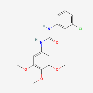 N-(3-chloro-2-methylphenyl)-N'-(3,4,5-trimethoxyphenyl)urea