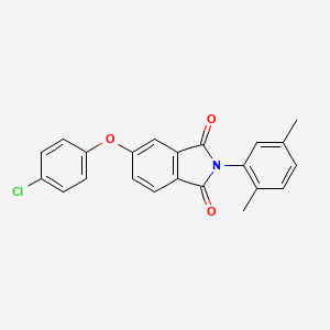 5-(4-chlorophenoxy)-2-(2,5-dimethylphenyl)-1H-isoindole-1,3(2H)-dione