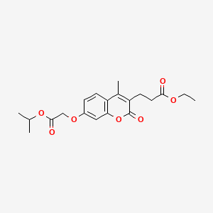 ethyl 3-[7-(2-isopropoxy-2-oxoethoxy)-4-methyl-2-oxo-2H-chromen-3-yl]propanoate