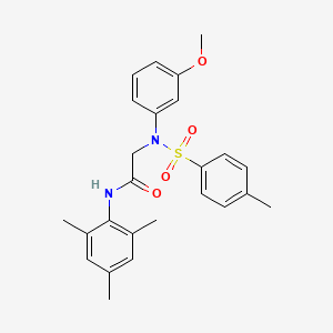 N~1~-mesityl-N~2~-(3-methoxyphenyl)-N~2~-[(4-methylphenyl)sulfonyl]glycinamide