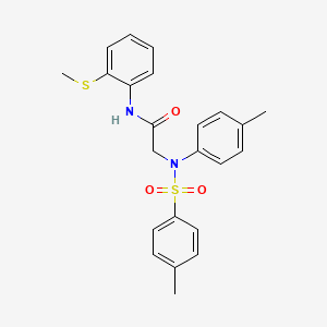 N~2~-(4-methylphenyl)-N~2~-[(4-methylphenyl)sulfonyl]-N~1~-[2-(methylthio)phenyl]glycinamide