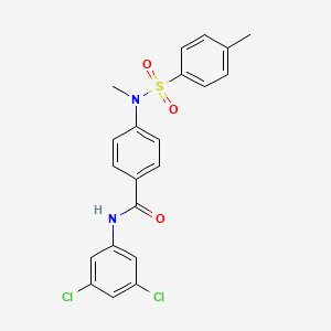 N-(3,5-dichlorophenyl)-4-{methyl[(4-methylphenyl)sulfonyl]amino}benzamide