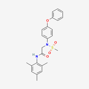 N~1~-mesityl-N~2~-(methylsulfonyl)-N~2~-(4-phenoxyphenyl)glycinamide