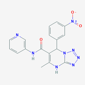 5-methyl-7-(3-nitrophenyl)-N-(pyridin-3-yl)-4,7-dihydrotetrazolo[1,5-a]pyrimidine-6-carboxamide