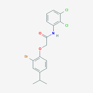 2-(2-bromo-4-isopropylphenoxy)-N-(2,3-dichlorophenyl)acetamide