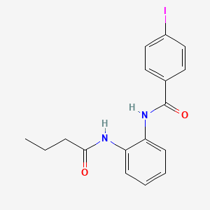 N-[2-(butyrylamino)phenyl]-4-iodobenzamide