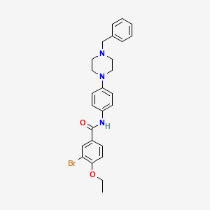 N-[4-(4-benzylpiperazin-1-yl)phenyl]-3-bromo-4-ethoxybenzamide