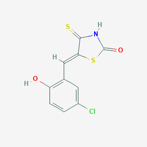 molecular formula C10H6ClNO2S2 B362463 5-(5-Chloro-2-hydroxybenzylidene)-4-thioxo-1,3-thiazolidin-2-one CAS No. 496020-86-1