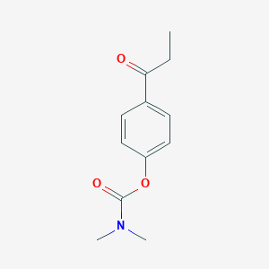 molecular formula C12H15NO3 B362466 4-Propionylphenyl dimethylcarbamate CAS No. 526190-38-5
