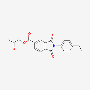 2-oxopropyl 2-(4-ethylphenyl)-1,3-dioxo-5-isoindolinecarboxylate