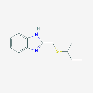 2-(butan-2-ylsulfanylmethyl)-1H-benzimidazole