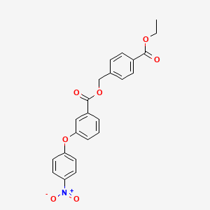 4-(ethoxycarbonyl)benzyl 3-(4-nitrophenoxy)benzoate