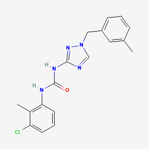 N-(3-chloro-2-methylphenyl)-N'-[1-(3-methylbenzyl)-1H-1,2,4-triazol-3-yl]urea