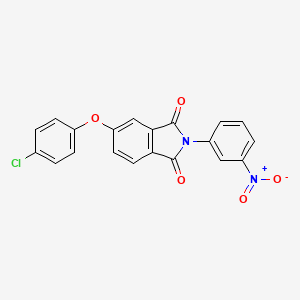 5-(4-chlorophenoxy)-2-(3-nitrophenyl)-1H-isoindole-1,3(2H)-dione