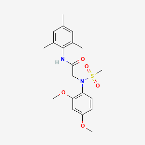 N~2~-(2,4-dimethoxyphenyl)-N~1~-mesityl-N~2~-(methylsulfonyl)glycinamide