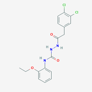 2-[(3,4-dichlorophenyl)acetyl]-N-(2-ethoxyphenyl)hydrazinecarboxamide