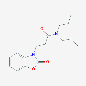 3-(2-oxo-1,3-benzoxazol-3(2H)-yl)-N,N-dipropylpropanamide