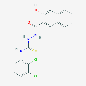 N-(2,3-dichlorophenyl)-2-(3-hydroxy-2-naphthoyl)hydrazinecarbothioamide