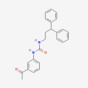 1-(3-Acetylphenyl)-3-(3,3-diphenylpropyl)urea