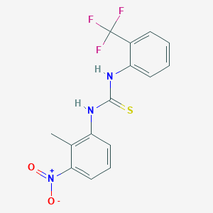 N-(2-methyl-3-nitrophenyl)-N'-[2-(trifluoromethyl)phenyl]thiourea