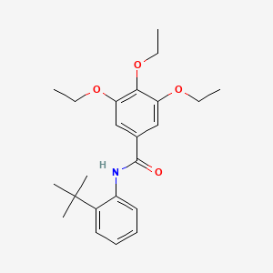 N-(2-tert-butylphenyl)-3,4,5-triethoxybenzamide