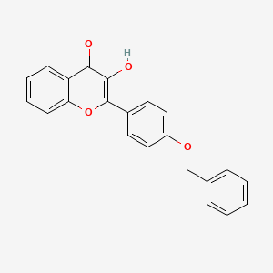 2-[4-(benzyloxy)phenyl]-3-hydroxy-4H-chromen-4-one