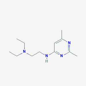 molecular formula C12H22N4 B362602 N-[2-(diethylamino)ethyl]-N-(2,6-dimethyl-4-pyrimidinyl)amine CAS No. 811868-36-7