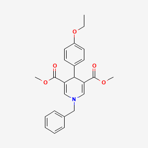 dimethyl 1-benzyl-4-(4-ethoxyphenyl)-1,4-dihydro-3,5-pyridinedicarboxylate