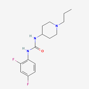 N-(2,4-DIFLUOROPHENYL)-N'-(1-PROPYL-4-PIPERIDYL)UREA