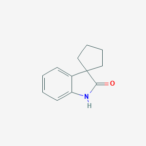 molecular formula C12H13NO B362610 1',2'-Dihydrospiro[cyclopentane-1,3'-indole]-2'-one CAS No. 41058-67-7