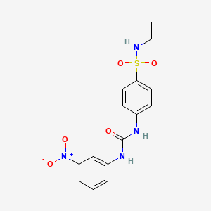 N-ethyl-4-({[(3-nitrophenyl)amino]carbonyl}amino)benzenesulfonamide