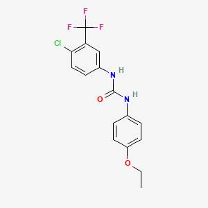 1-[4-Chloro-3-(trifluoromethyl)phenyl]-3-(4-ethoxyphenyl)urea