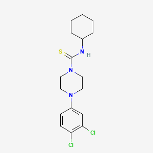 N-cyclohexyl-4-(3,4-dichlorophenyl)piperazine-1-carbothioamide