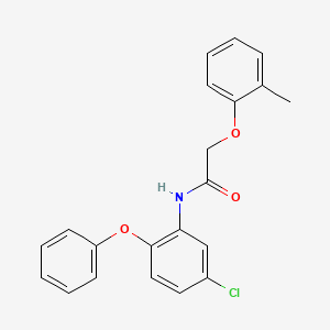 N-(5-chloro-2-phenoxyphenyl)-2-(2-methylphenoxy)acetamide