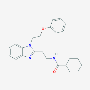 N-{2-[1-(2-phenoxyethyl)-1H-benzimidazol-2-yl]ethyl}cyclohexanecarboxamide