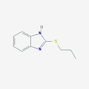 molecular formula C10H12N2S B362672 1H-benzimidazol-2-yl propyl sulfide CAS No. 55901-21-8