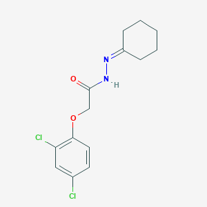N'-cyclohexylidene-2-(2,4-dichlorophenoxy)acetohydrazide