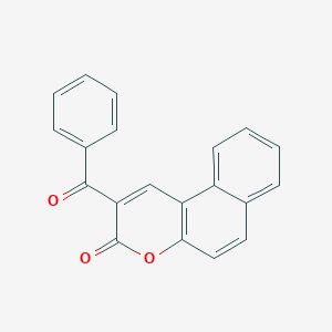 molecular formula C20H12O3 B362678 2-Benzoyl-3h-benzo[f]chromen-3-one CAS No. 4852-81-7