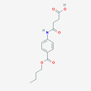 B362679 4-(4-Butoxycarbonylanilino)-4-oxobutanoic acid CAS No. 351998-19-1