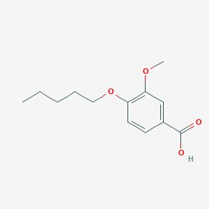 molecular formula C13H18O4 B362694 3-Methoxy-4-(pentyloxy)benzoic acid CAS No. 95459-64-6