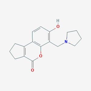 7-hydroxy-6-(pyrrolidin-1-ylmethyl)-2,3-dihydrocyclopenta[c]chromen-4(1H)-one