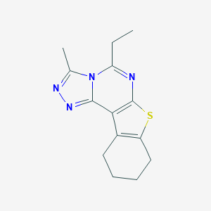 5-Ethyl-3-methyl-8,9,10,11-tetrahydro[1]benzothieno[3,2-e][1,2,4]triazolo[4,3-c]pyrimidine