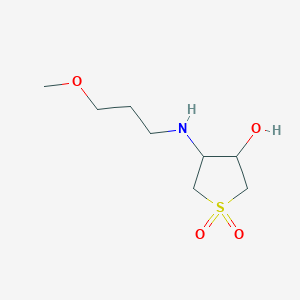 4-(3-Methoxypropylamino)-1,1-dioxothiolan-3-ol